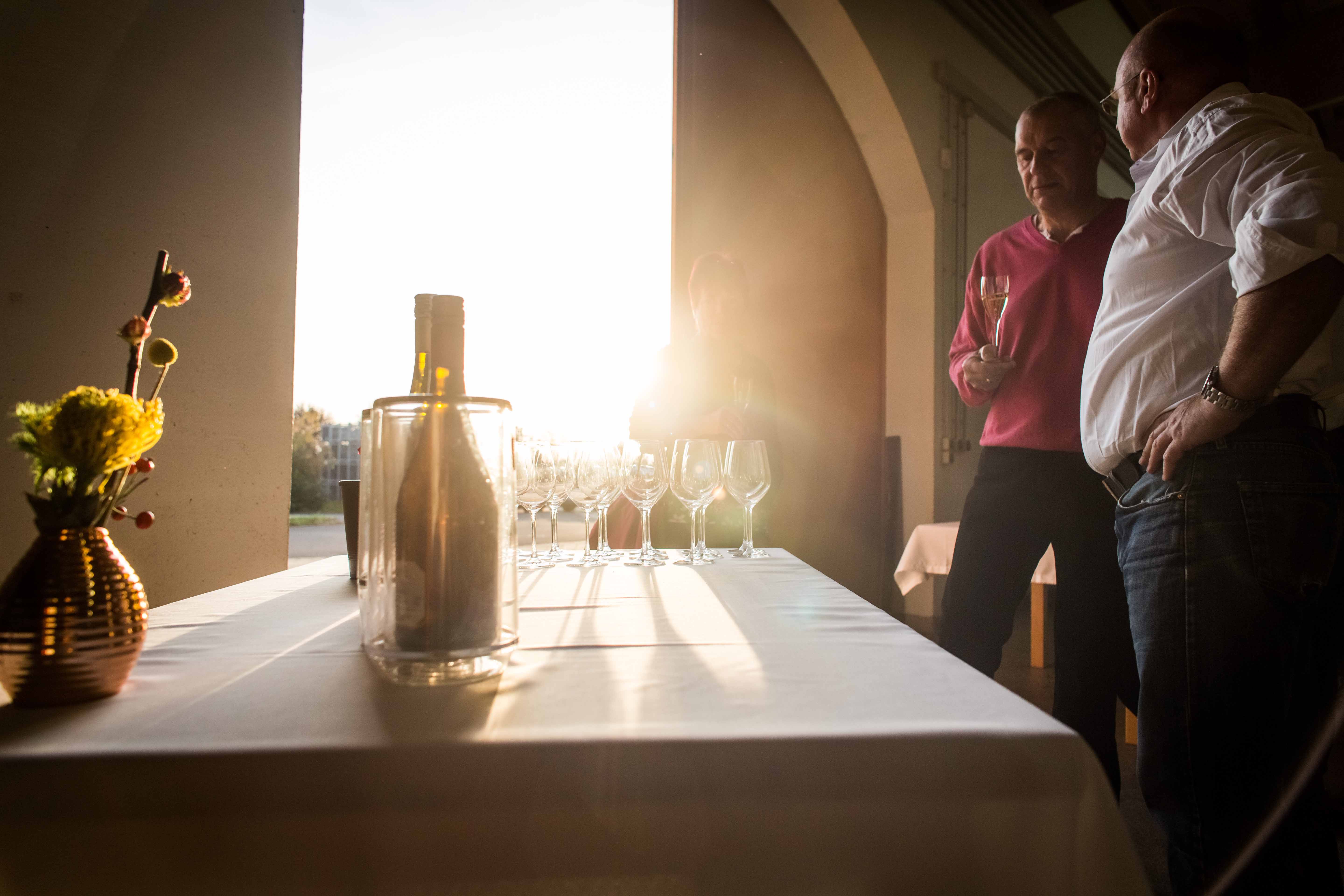 Bild von einer Veranstaltung im Weingut Dr. Heigel